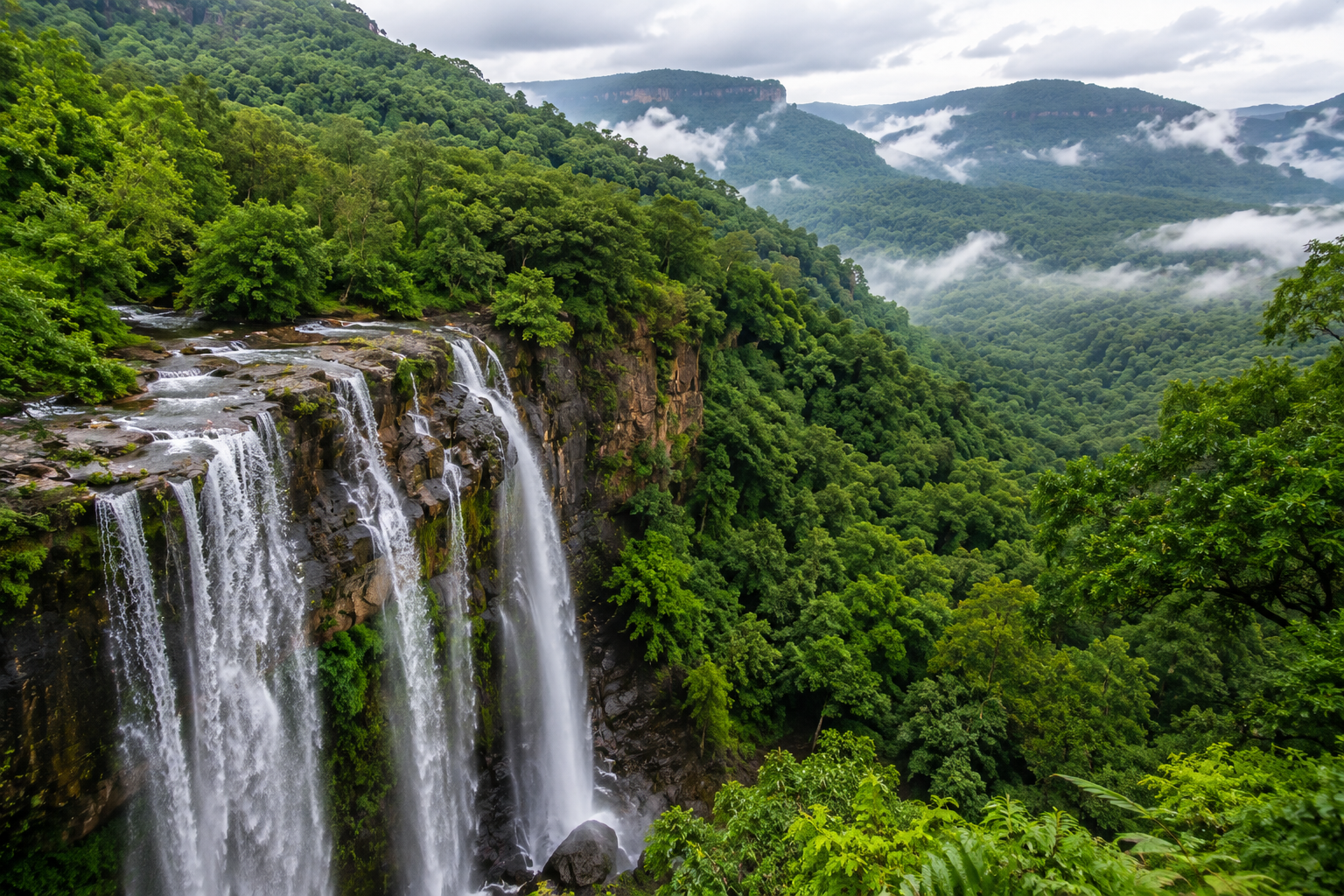 Bee Falls (Jamuna Prapat) waterfall in Pachmarhi