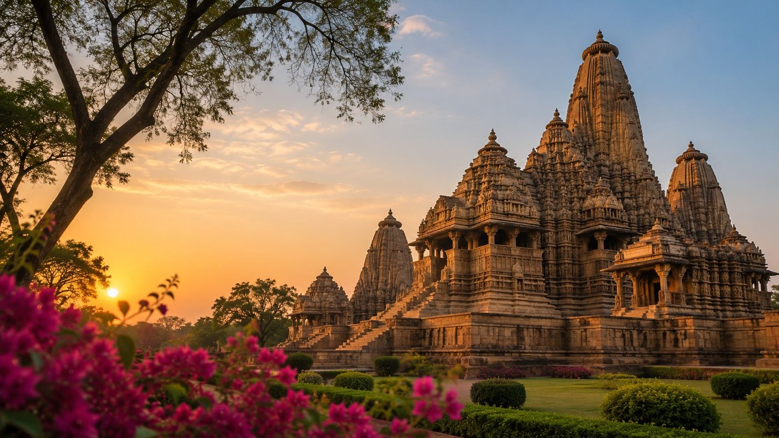 Khajuraho temples in Madhya Pradesh