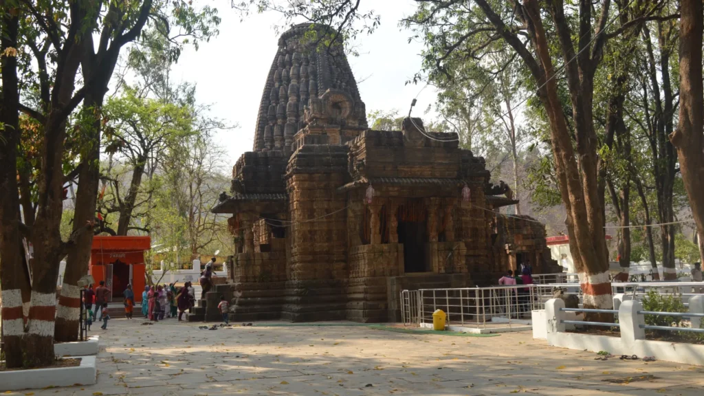 The 11th-century Bhoramdeo temple at Kawardha, Chhattisgarh, seen across its forecourt